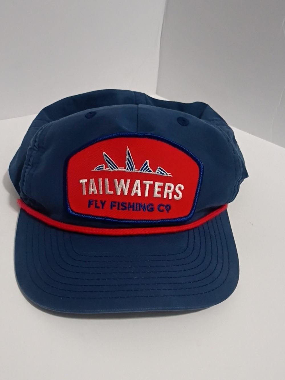 Tailwaters Fly Fishing Co. Navy & Red Rope-Accent Cap